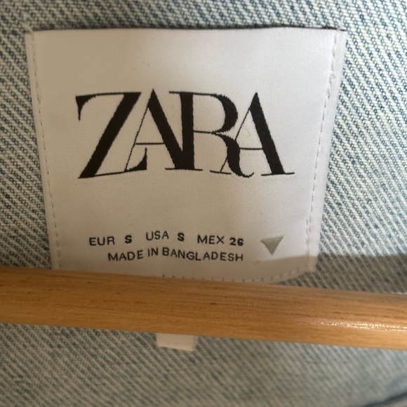 Zara cropped denim jacket - Picture 3 of 3